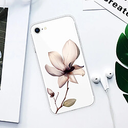 Coque en TPU impression de motifs souple fleur vive pour votre Apple iPhone SE (2nd Generation)/8/7