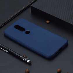 Wewoo Coque Souple Pour Nokia 5.1 Plus Candy Color TPU Case Bleu