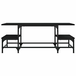 Acheter Maison Chic Tabls basse,Table Console pour salon noir 100x50,5x40 cm bois d'ingénierie -MN84120