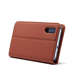 Avis Wewoo Housse Coque Pour Galaxy A70 LC.IMEEKE LC-002 Series Skin Hand Feeling PU + TPU en cuir à rabat horizontal avec support et fente carte et portefeuille marron