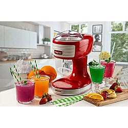 Acheter Louise Courteau Ariete 76 Ice Crusher Party Time, Machine à Glace, 30 W, Panier Broyeur à Glace Amovible, Couvercle Transparent Jeu de Lames en Acier Inoxydable, Rouge