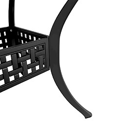 Acheter vidaXL Ensemble à manger de jardin 5 pcs noir aluminium coulé