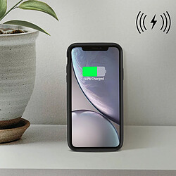 Coque iPhone XR Protection Rigide 2 en 1 Batterie 4500mAh Akashi Noir pas cher