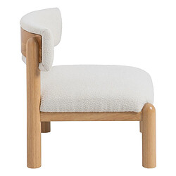 Avis BigBuy Home Fauteuil Blanc Naturel Polyuréthane Bois d'hévéa 62 x 62 x 71 cm