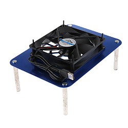 Acheter USB 5V Routeur Ventilateur De Refroidissement Ventilateur Pour Récepteur Ordinateur Portable Bleu