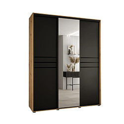 Abiks Meble Armoire Davos 11 À Portes Coulissantes 235,2/190/45 3 Portes