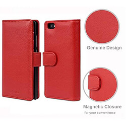 Acheter Cadorabo Coque Huawei P8 LITE 2015 Etui en Rouge