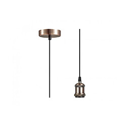 Luminaire Center Suspension design Dreifa Cuivre antique 1 ampoule 6,7cm