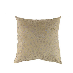 The Home Deco Factory Coussin carré en suédine scandinave Home - L. 40 x l. 40 cm - Beige