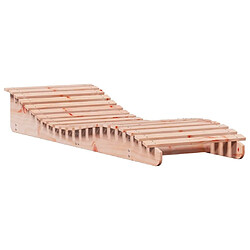 Maison Chic Chaise longue de jardin| Bain de soleil Relax | Transat 205x70x31,5 cm bois massif de douglas -GKD67814