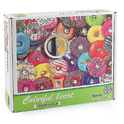 Universal Donut Puzzle de puzzle, 1000 PCS Puzzle de décompression pédagogique, décoration murale pas cher