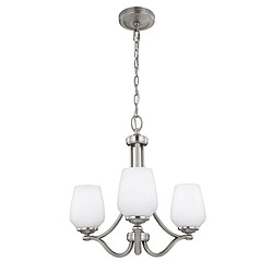 Elstead Lighting Chandelier Vintner 3x60W Nickel Satiné