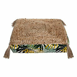 Coussin de Sol Jute Tropic 38x38cm Multicolore