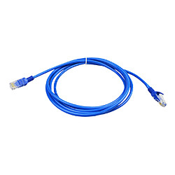 Acheter Câble CAT5e Ethernet Lan RJ45 Cordon De Brassage De Réseau Internet Routeur Bleu 1M