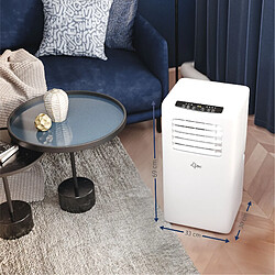 Climatiseur Mobile Suntec Impuls 2.6 Eco R290 - Climatiseur Portable 3 en 1 (2,6 kW) ~80 m³ / 34 m² (9.000 BTU) pas cher