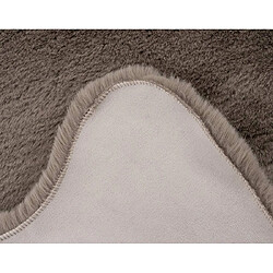 Avis Lisa Design Bear - tapis organique - fausse fourrure - taupe