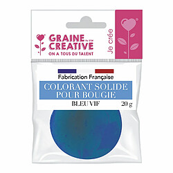 Graines Creatives Colorant solide pour bougie 20 g Bleu