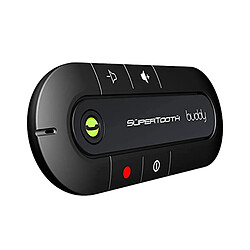 Kit mian libre Bluetooth Multipoint Bouton de commande Supertooth Buddy Noir