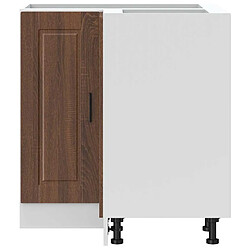 Acheter vidaXL Armoire d'angle de cuisine Porto chêne marron bois d'ingénierie