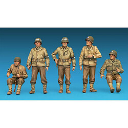 Mini Art Figurine Mignature U.s. Jeep Crew & Mps. Special Edition