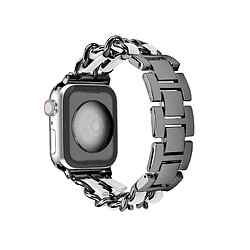 Avis B24 Black and White Watch Bracelets de remplacement 42mm 44mm 44mm 45mm Color-bloquant la bracelet en métal pour Apple Iwatch 7654321 SE