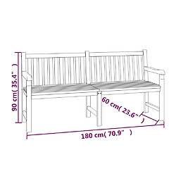 vidaXL Ensemble à manger de jardin 5pcs Bois de teck massif pas cher