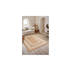 Avril Paris Tapis extérieur - 120x170cm - naturel - 100% polypropylène résistant aux UV - 1400 gr/m2 - LIAK