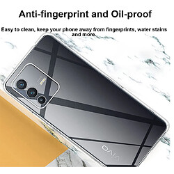 Htdmobiles Coque pour Vivo V23 5G - housse etui silicone gel fine + film ecran - TRANSPARENT TPU