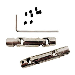 Acheter 2x Arbre D'entraînement De Joint De Voiture Pour MN91K MN45 MN99S WPL B24 C14 C14K C24K Argent
