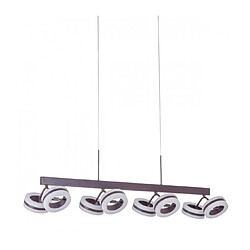 Luminaire Center Suspension design Metis Bronze en métal