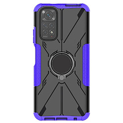 Coque en TPU anti-chute avec béquille pour votre Xiaomi Redmi Note 11 4G (Qualcomm)/Note 11S 4G - violet