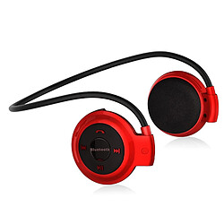 GUPBOO Aimitek Sports Casque Bluetooth sans fil Casque stéréo Lecteur MP3 Casque avec microphone Fente pour carte Micro SD