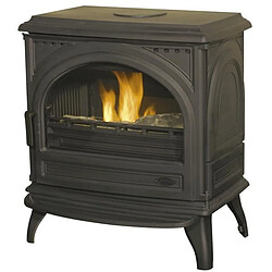 Poêle à bois fonte 7kw anthracite - 366109 - GODIN