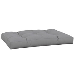 Avis vidaXL Coussin de palette 120x80x12 cm gris tissu