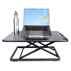 StarTech.com Convertisseur de Bureau Assis Debout - Poste de Travail Assis-Debout - Jusqu'à 8kg - Table de Travail Ajustable - Réhausse de Bureau - Plateforme de Travail Assis Debout - Bureaux Réglables en Hauteur