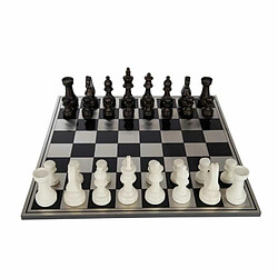 Paris Prix Jeu d'Échecs Déco Vintage 61cm Blanc & Marron