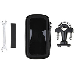 sac de téléphone de téléphone imperméable à l'eau de moto avec le support de support de guidon noir l sac pas cher