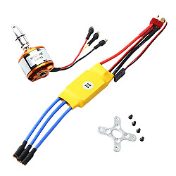 A2212 Moteur Sans Balais 30A ESC Avec Prise T Et Connecteurs Banane 3,5 Mm KV1400