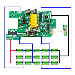 Ensemble de boîtiers de circuits imprimés pour batteries au lithium pour MAKITA 18V 9Ah Li-ion Battery