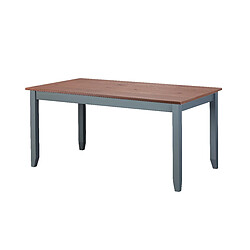 Alter Table en pin massif - Gris et marron