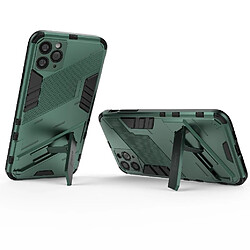 Coque pour iPhone 11 Pro Max Protection Antichoc avec Support TPU Résistant et Pratique - Vert