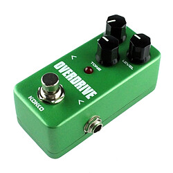 Wewoo FOD3 Mini Guitare Électrique Tube vert Surcharge Monobloc Pédale d'Effets