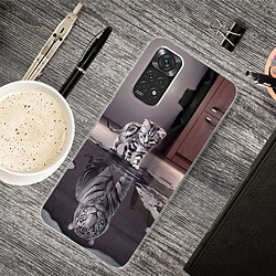 Coque en TPU antichoc chat et tigre pour votre Xiaomi Redmi Note 11S 4G/Redmi Note 11 4G (Qualcomm)