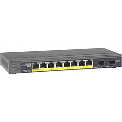 ABI DIFFUSION Netgear GS110TP switch Niv2 8 ports gigabit poe 46W & 2 sfp