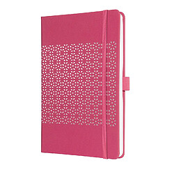 SIGEL J0207 Agenda semainier Jolie 2020, couverture rigide, 13, 5 x 20, 3 cm, rose foncé et argent