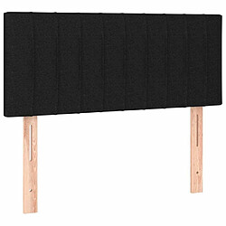 Acheter Maison Chic Tête de lit scandinave à LED,meuble de chambre Noir 90x5x78/88 cm Tissu -MN28724