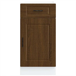 Avis vidaXL Armoire de cuisine Porto chêne marron bois d'ingénierie