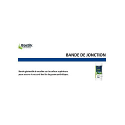 Avis BOSTIK Bande de jonction a encoller avec colle pourgazon - Rouleau de 30 cm x 10 m