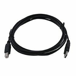 Kramer Electronics 1.8m USB 2.0 câble USB 1,8 m USB A USB B Noir (C-USB/AB-6 - 1.8m USB 2.0 A (M) to B (M) Cable Black)