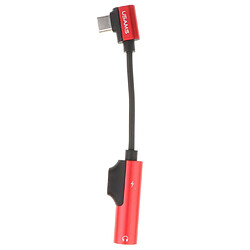 adaptateur de coude type-c connecteur de charge pour millet 6 casque note 3 rouge